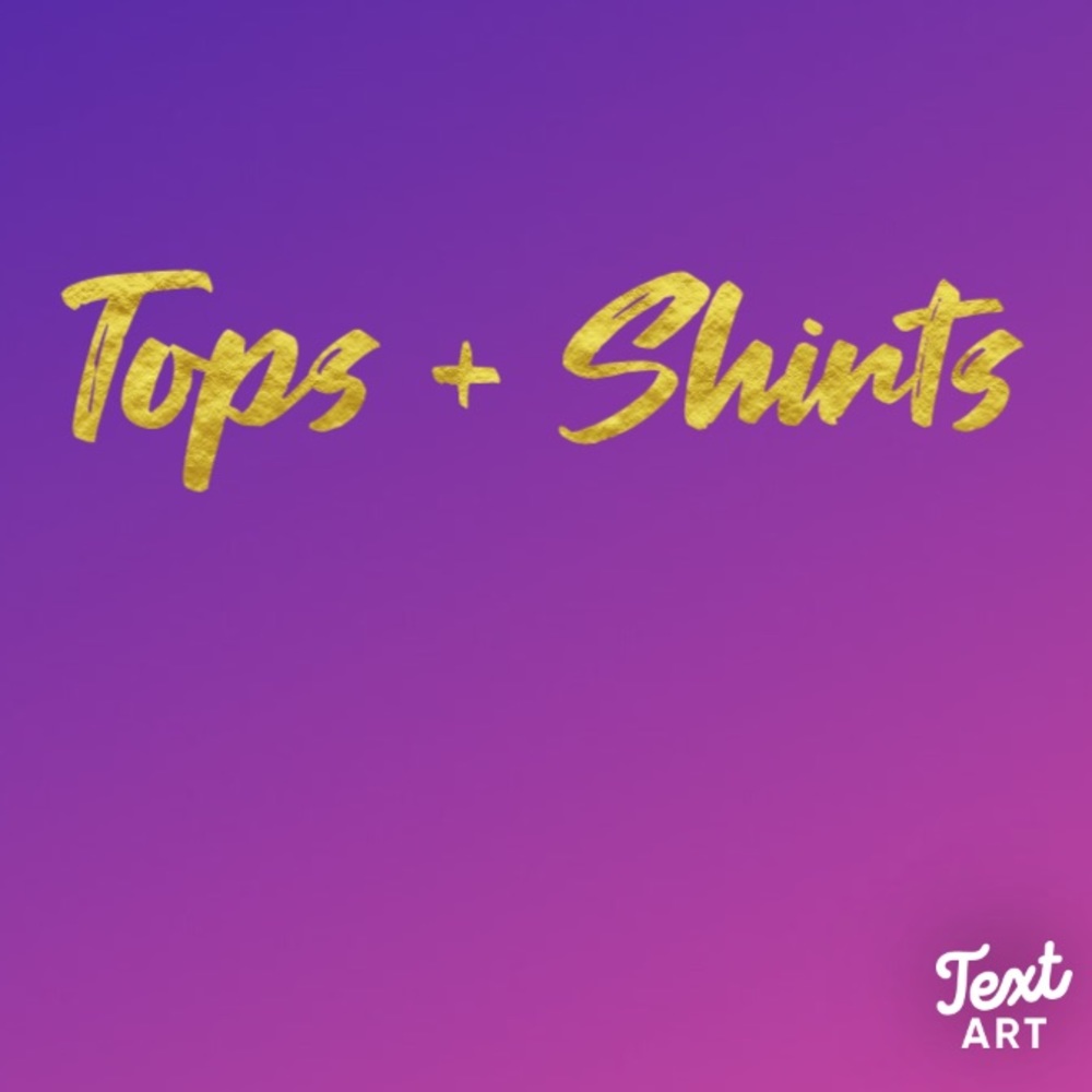 Shop my closet for Women’s Tops or Men’s Shirts